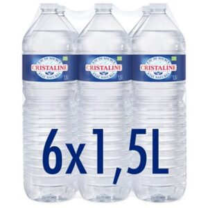 Eau de source Cristaline 6x1,5L
