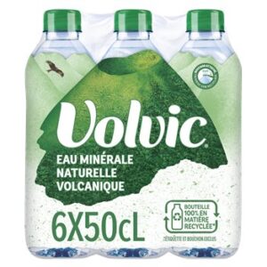 Eau minérale naturelle Volvic 6x50cl